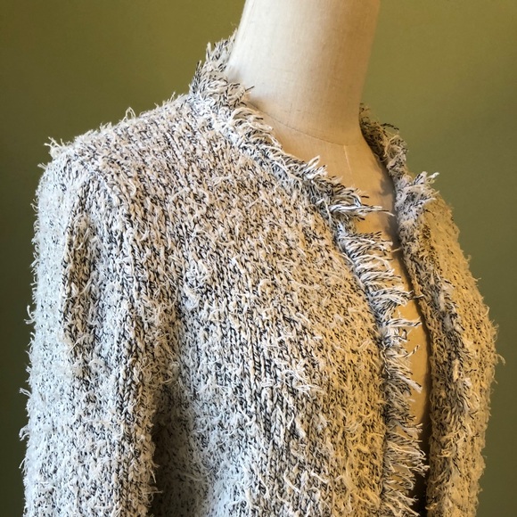 NEW! Etta:twa Anthropologie Fringe Open Cardigan - SIze Extra Small - Picture 7 of 12